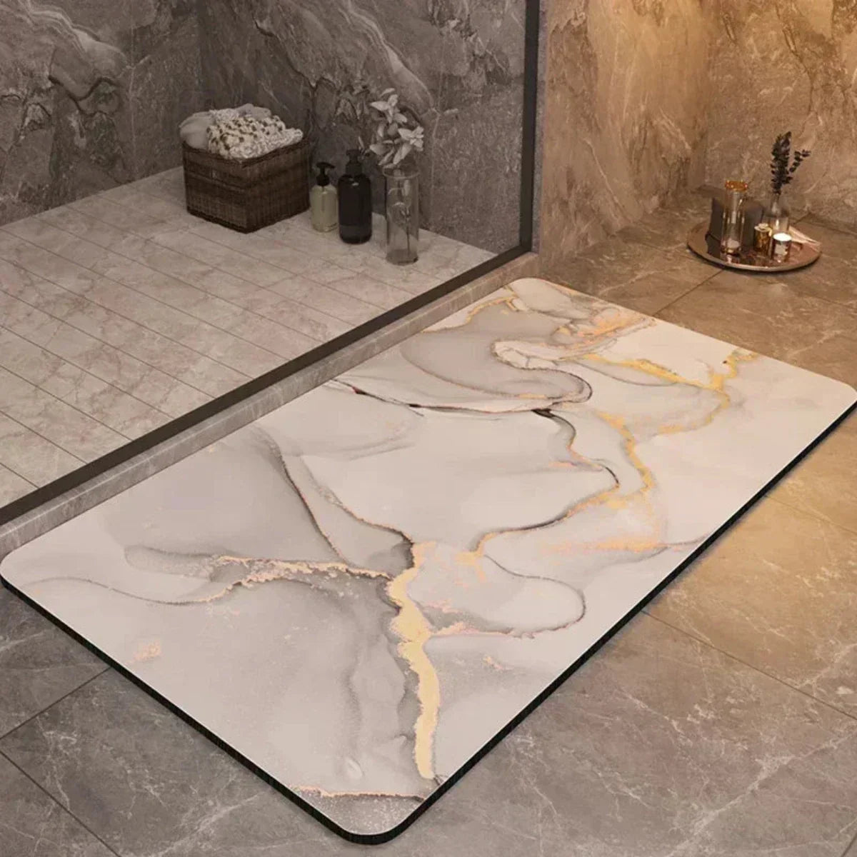 Non-Slip Fast Dry Bathroom Mat – Super Absorbent Floor Mat