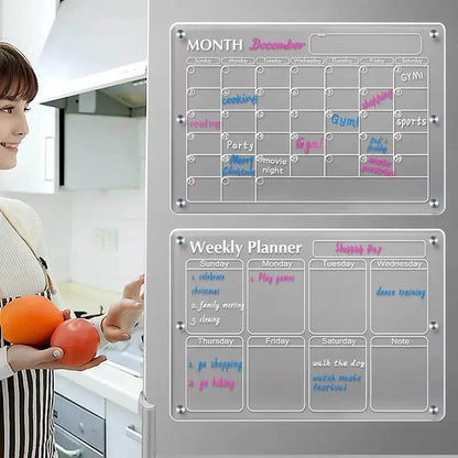 Magnetic Dry Erase Calendar Board - Cofik