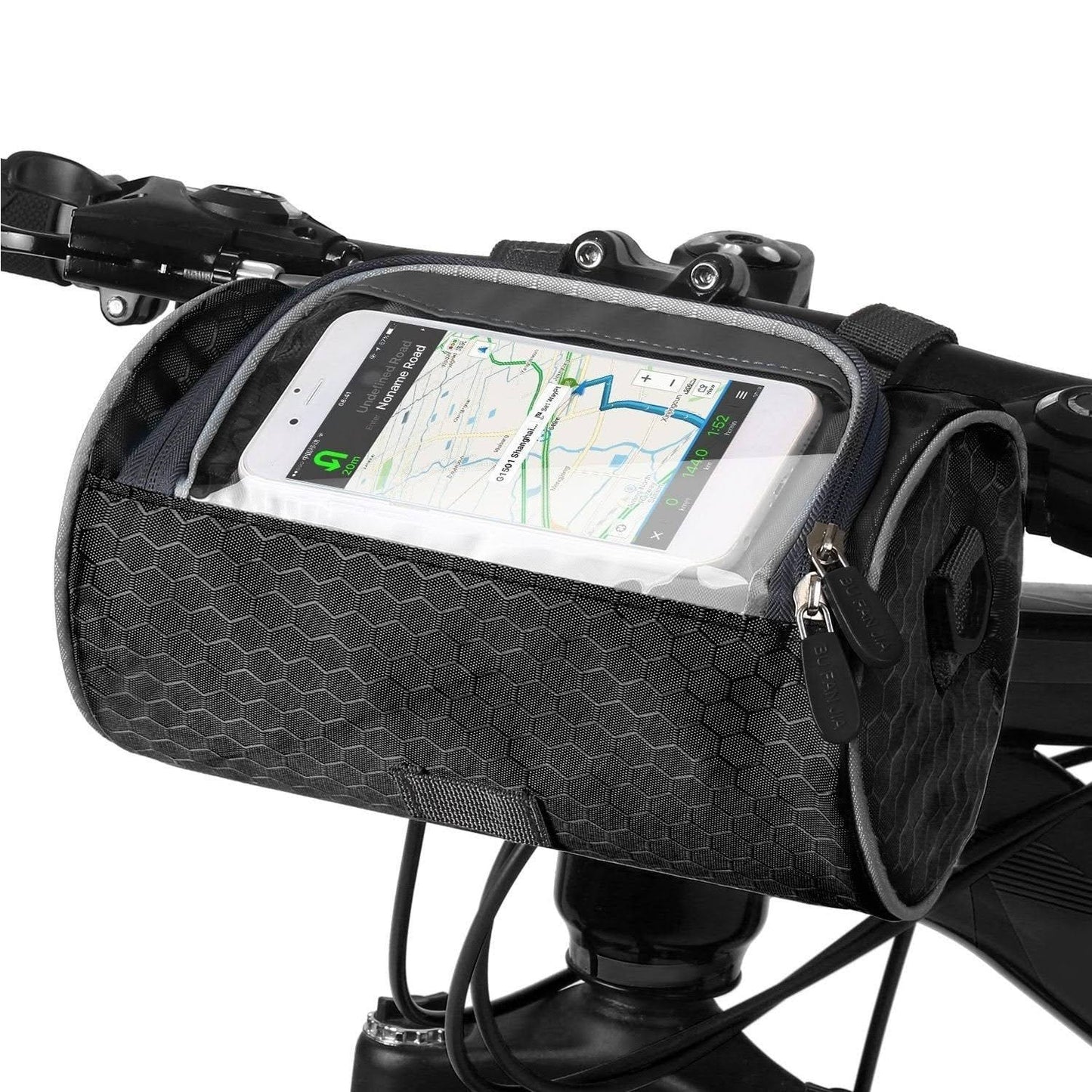 Waterproof Bike Phone Bag with Adjustable Mount