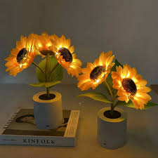 Bright Floral Desk Lamp