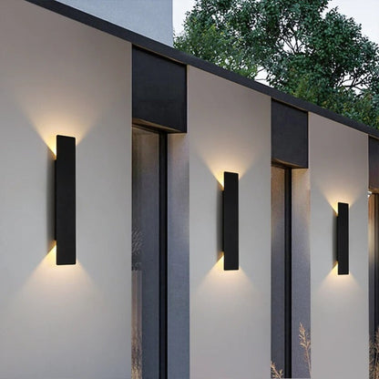 Stylish Metal Outdoor Wall Light Noxord
