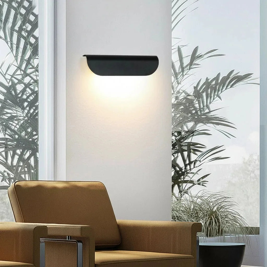Slim LED Wall Light Modern Silver Rectangular (12W) - Cofik