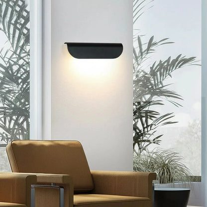Slim LED Wall Light Modern Silver Rectangular (12W) - Cofik