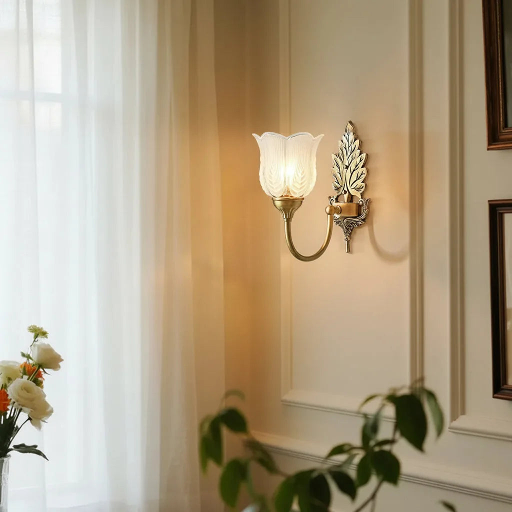 Classic Glass Wall Light with LED - Cofik