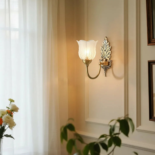 Classic Glass Wall Light with LED - Cofik