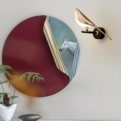 Modern Metal Bird LED Wall Light Adjustable Arm - Cofik