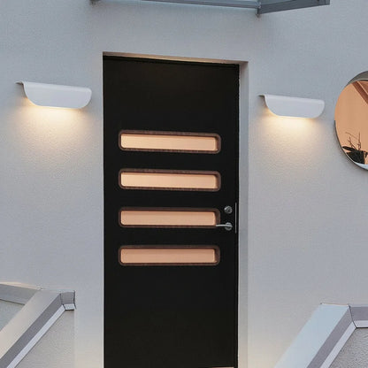 Slim LED Wall Light Modern Silver Rectangular (12W)