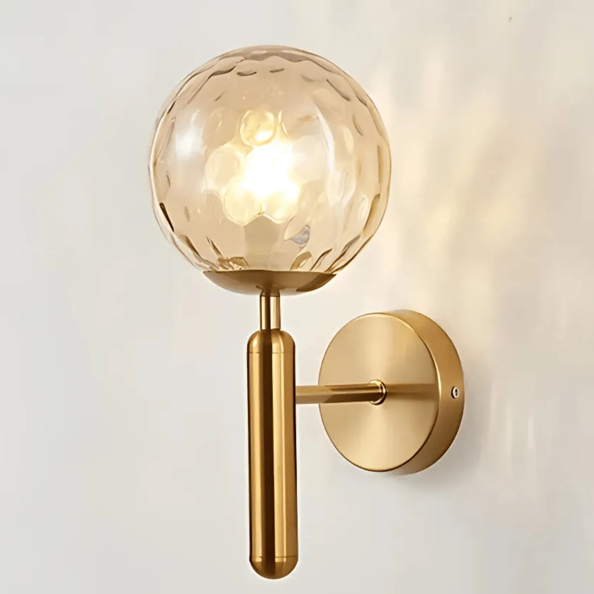 Luxury Brass Contemporary Wall Sconce Light