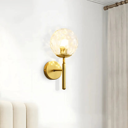 Luxury Brass Contemporary Wall Sconce Light
