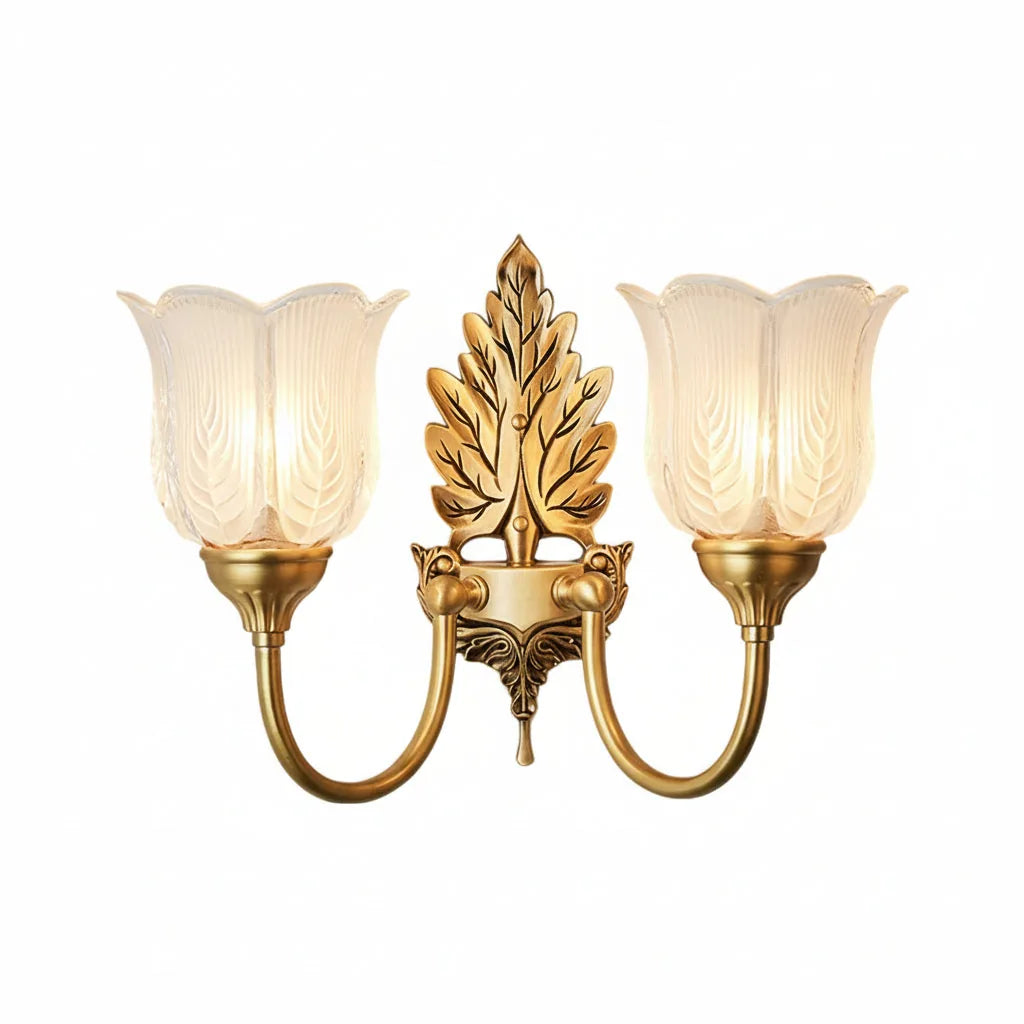 Classic Glass Wall Light with LED