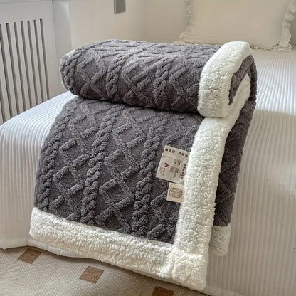 Plush Fleece Throw Blanket, Warm and Lightweight - Cofik