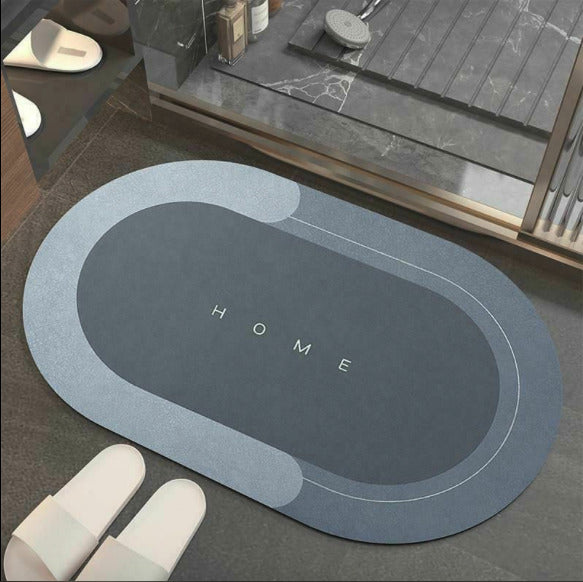 Soft Grip Anti-Slip Bath Mat for Quick Dry Bathroom Rug