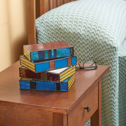 Colorful Glass Table Reading Lamp