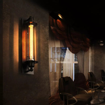 Rustic Metal LED Sconce Light Fixture
