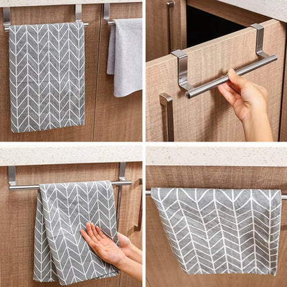 Stainless Steel Over Door Towel Rack
