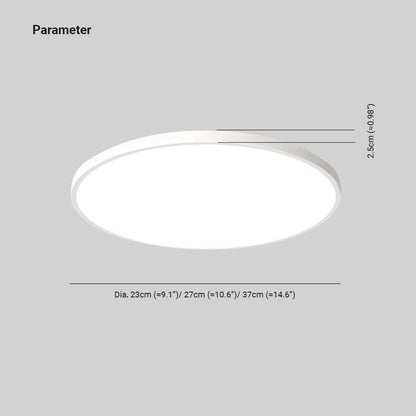 Stylish Circular Steel LED Ceiling Lamp