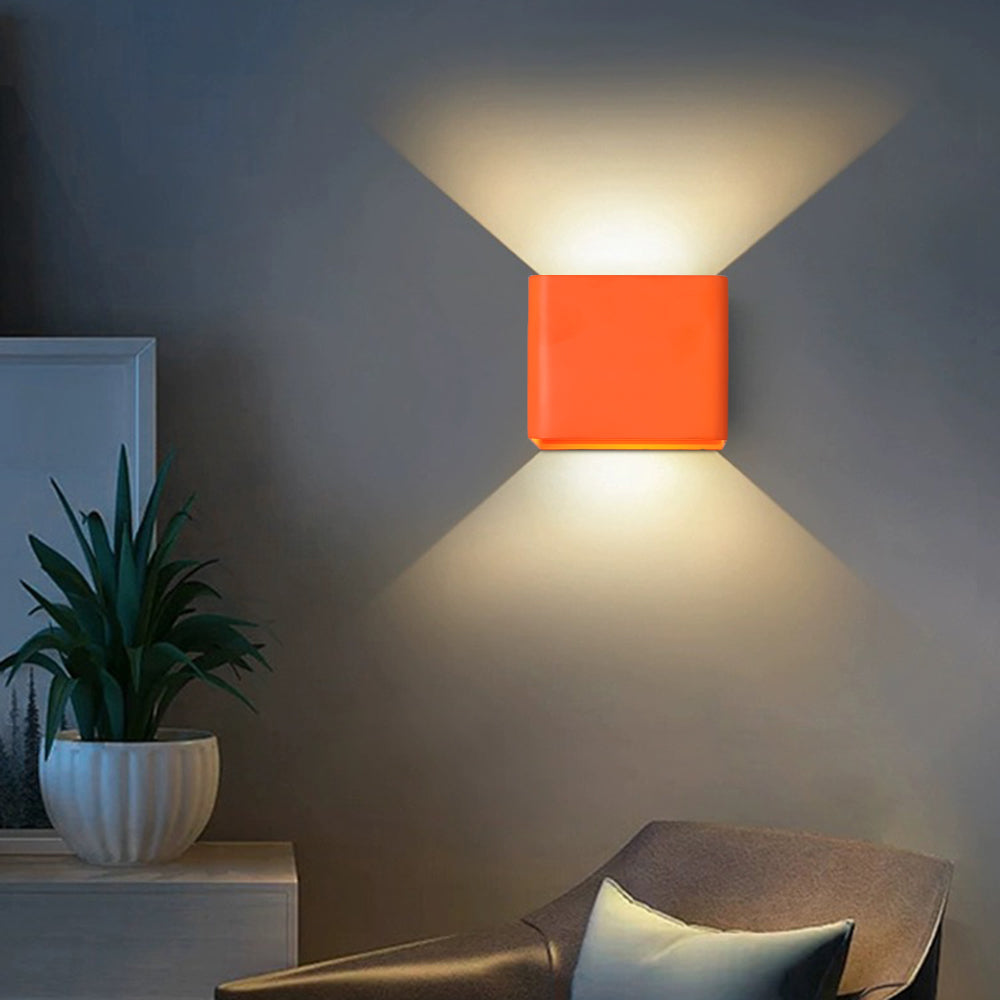 Contemporary Square Wall Light Fixture