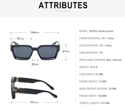 Stylish Black UV Blocking Shades