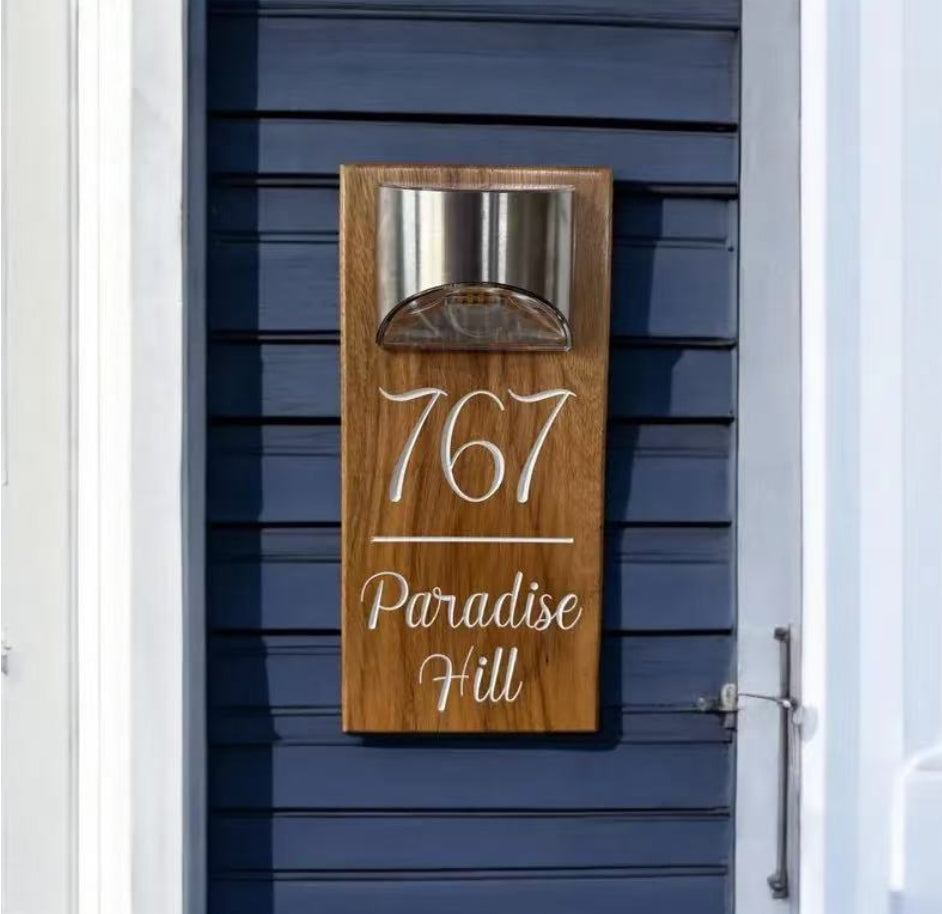 Bright LED House Number Sign - Cofik