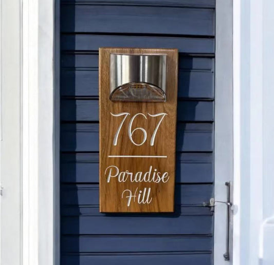 Bright LED House Number Sign - Cofik