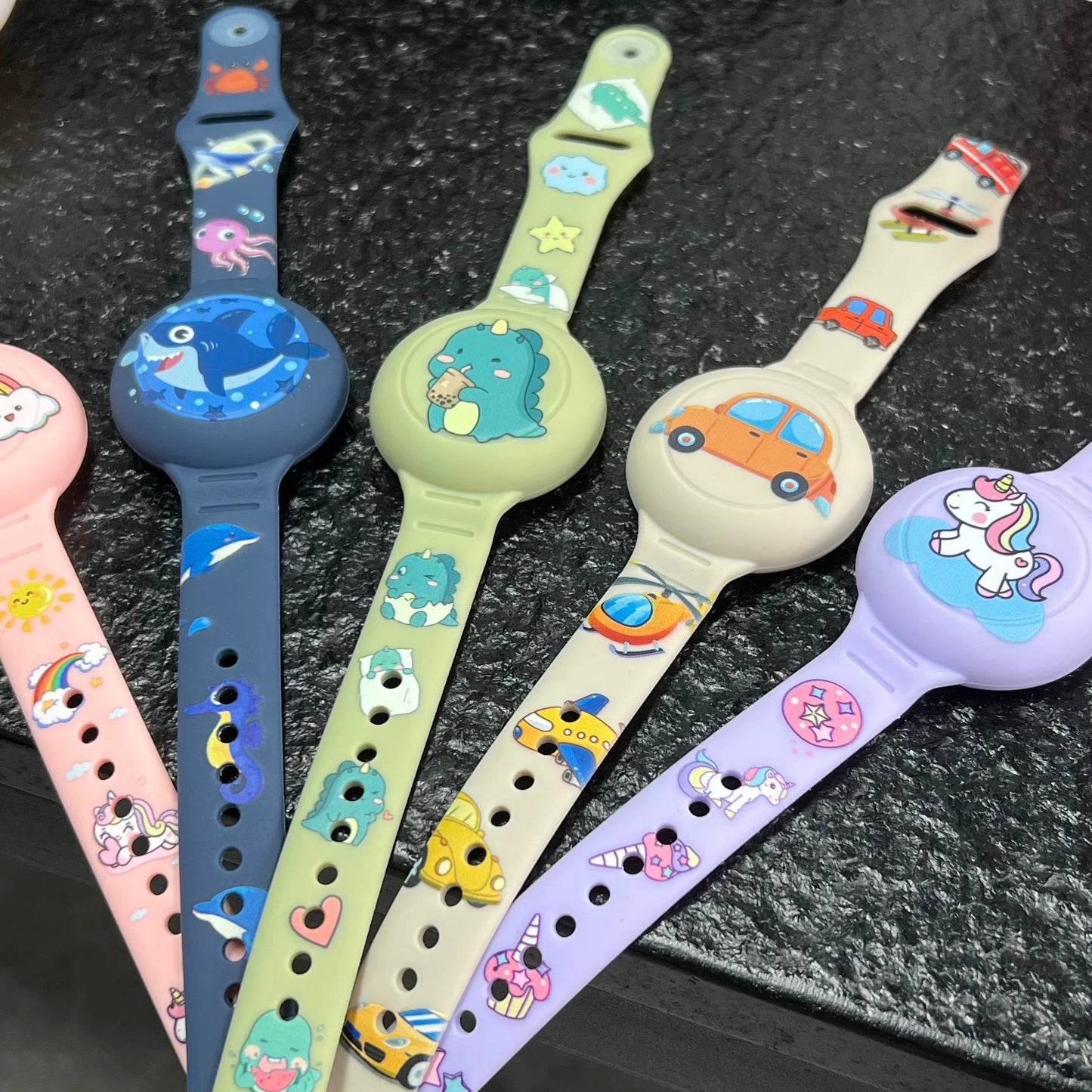 Kids GPS Safety Wristband - Soft Silicone Tracker Holder