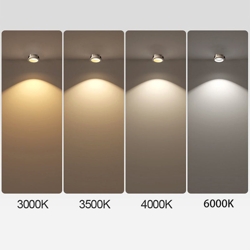 Compact LED Ceiling Light 12W Slim Aluminum Fixture