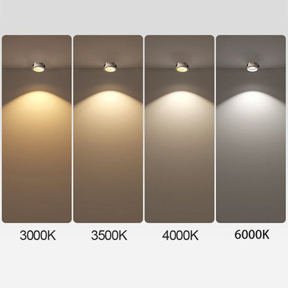 Compact LED Ceiling Light 12W Slim Aluminum Fixture