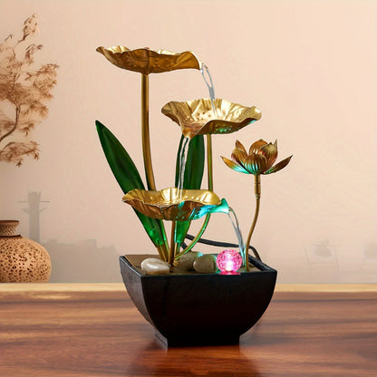 Indoor Fountain Lotus Serene – Soothing and Ambient