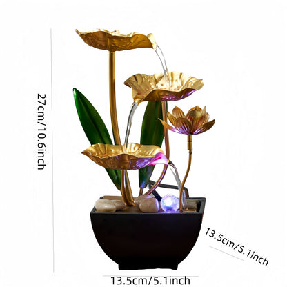 Indoor Fountain Lotus Serene – Soothing and Ambient