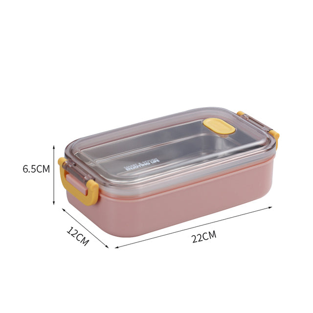 Thermal Insulated Lunch Box With Multiple Compartments