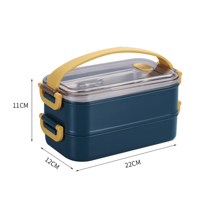 Thermal Insulated Lunch Box With Multiple Compartments