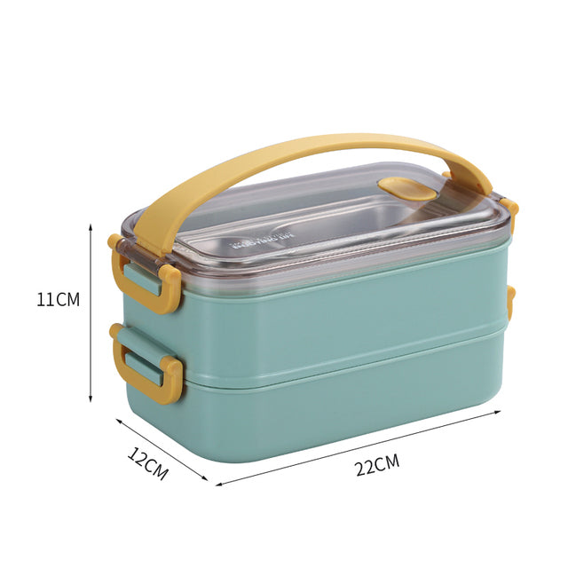 Thermal Insulated Lunch Box With Multiple Compartments