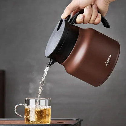 Thermal Tea Pot with Strainer - 800ml Stainless Steel