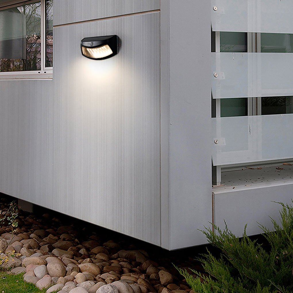 Automatic Motion Sensor Solar Powered Outdoor LED Wall Light