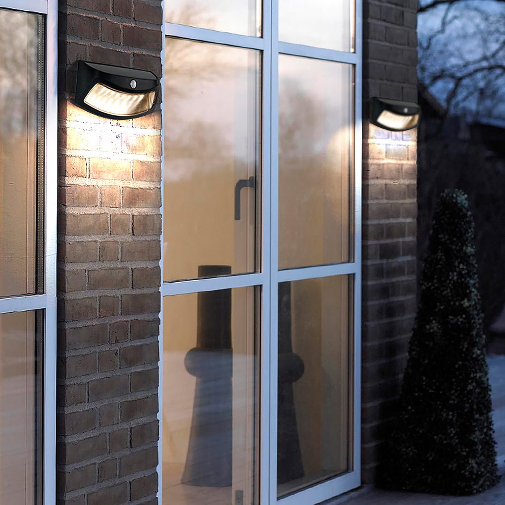 Automatic Motion Sensor Solar Powered Outdoor LED Wall Light