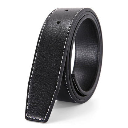 Interchangeable Leather Belt Strap