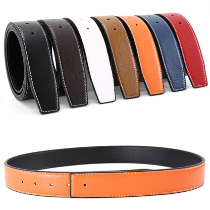 Interchangeable Leather Belt Strap