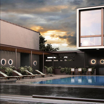 Outdoor Weatherproof LED Wall Lamps in Flat Styles