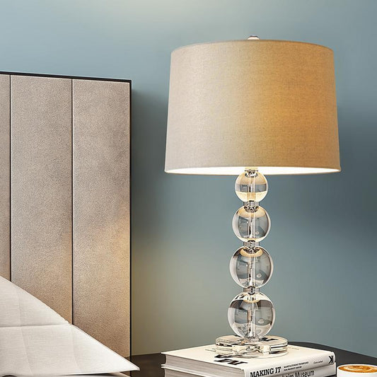 Clear Glass Ball Crystal Table Lamp - Cofik
