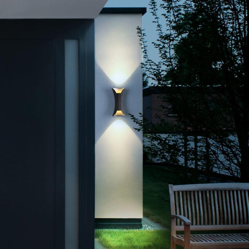 Outdoor LED Wall Sconce Waterproof Modern Light Fixtures