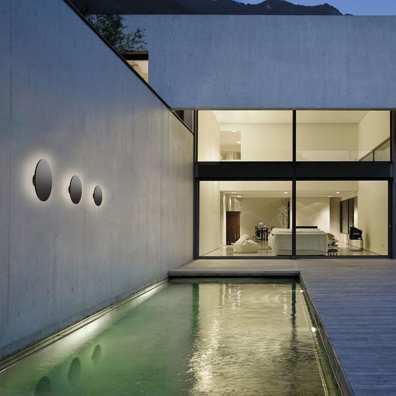 Outdoor Weatherproof LED Wall Lamps in Flat Styles - Cofik