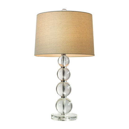 Clear Glass Ball Crystal Table Lamp