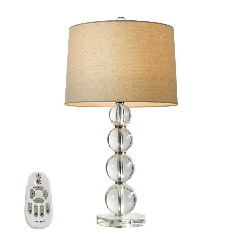 Clear Glass Ball Crystal Table Lamp