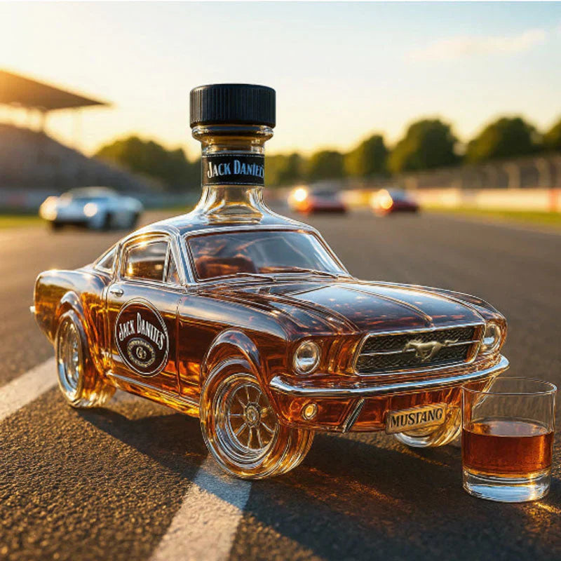 Unique Bronco Engraved Whiskey Flask - Cofik