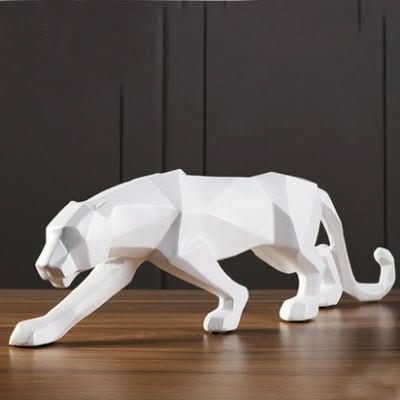 Stylish Resin Jaguar Statue for Living Room Decor