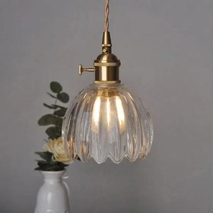 Stunning Oriental Glass Drop Lamp