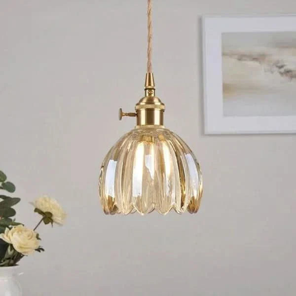 Stunning Oriental Glass Drop Lamp