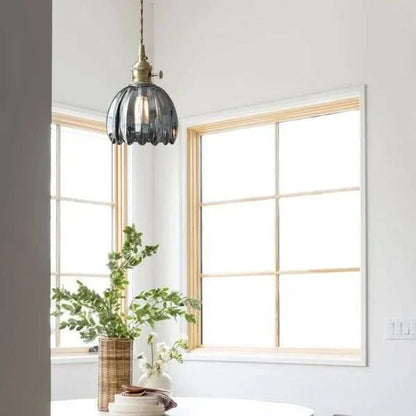 Stunning Oriental Glass Drop Lamp