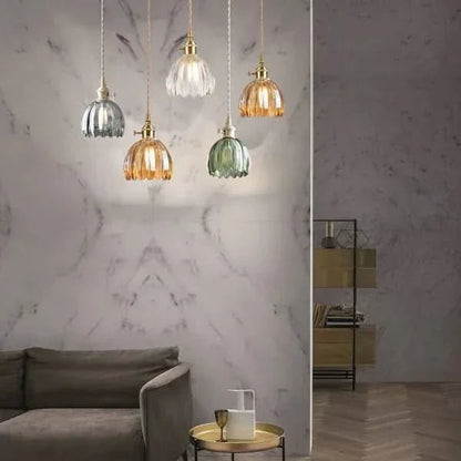 Stunning Oriental Glass Drop Lamp