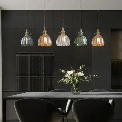 Stunning Oriental Glass Drop Lamp